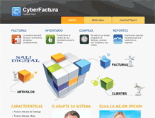 Tablet Screenshot of cyberfactura.com